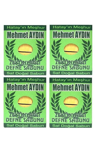 Mehmet Aydın Laurel Soap with Olive Oil 950 Gr X 4 Pack