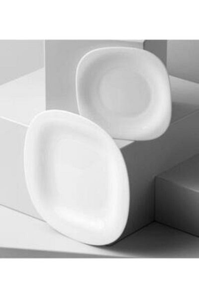 Luminarc Carine White 12 Piece Dinner Set 6 Pieces 21 Cm 6 Pieces 27 Cm Dinner Plates