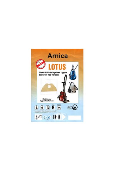 Arnica Lotus 147A - 15 Pieces Vacuum Cleaner Dust Bag Cloth