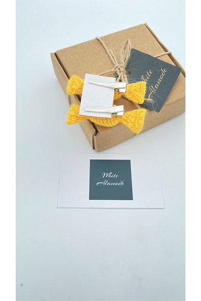 White Alamode Yellow Candy Buckle