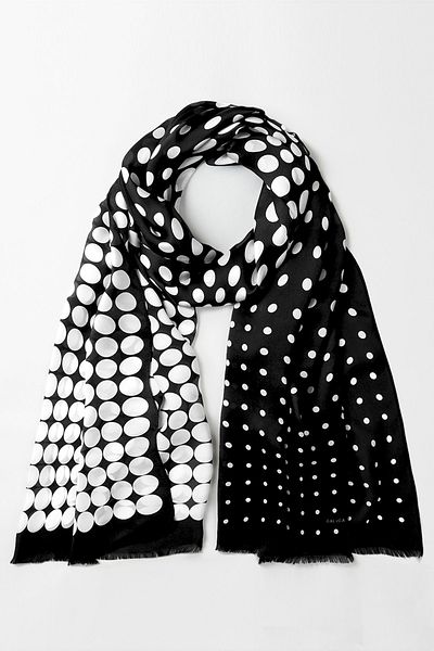 Galiga Dots 100% Silk Shawl 65*185cm
