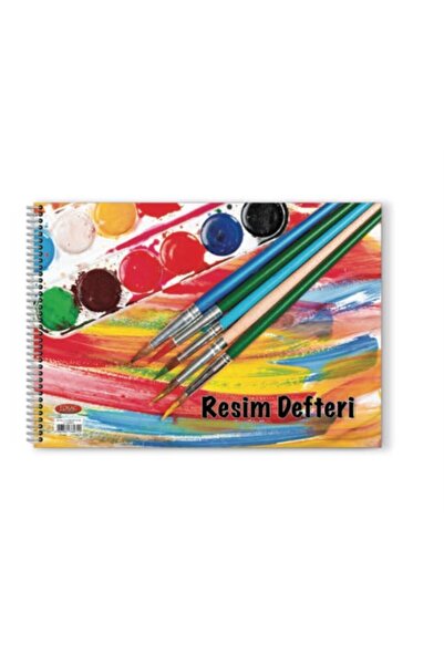 Tokaç Telli Çek Kopart Karışık Motifler Resim Defteri 33x23 Cm 15 Yaprak