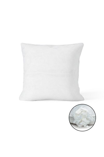 VALENA HOME Goose Feather Throw Pillow Cover Inner Pillow 45x45 330 Gr