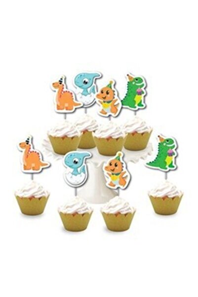 parti sürprizi مسواك الديناصورات إيفا جليتر 8 قطع