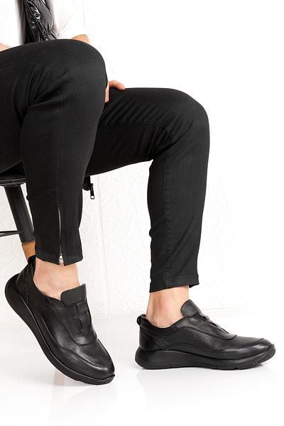 maximoda Pantofi pentru bărbați din piele neagră cu talpă groasă