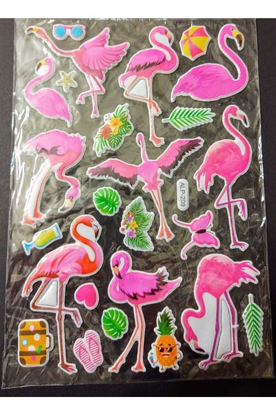 Pippa Flamingo Sticker