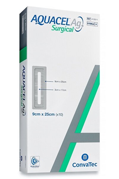 AQUACEL Convatec Ag Surgıcal Cerrahi Yara Örtüsü 9 * 25 Cm 1 Adet