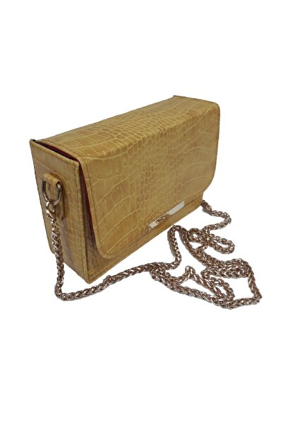 Zaradise Accessories Дамска мини чанта през рамо в цвят горчица