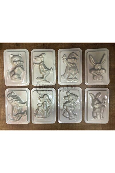 Hobialem 16 Adet, Alçı Kalıbı, Seramik Kalıbı, 8 Farklı Model, Iş Eğitimi, El Sanatları