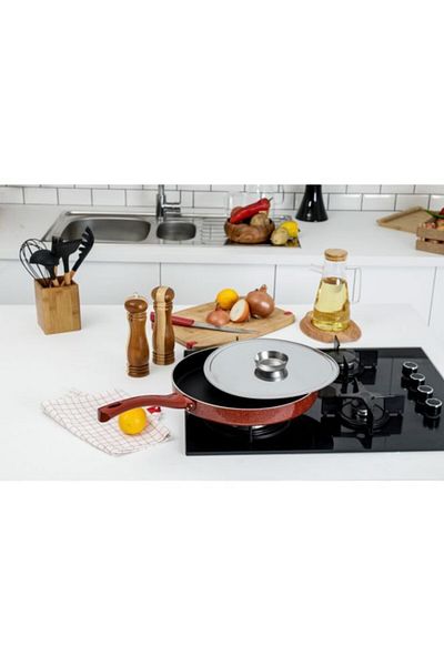 Taç Fish Pan Titan Granite 32 Cm