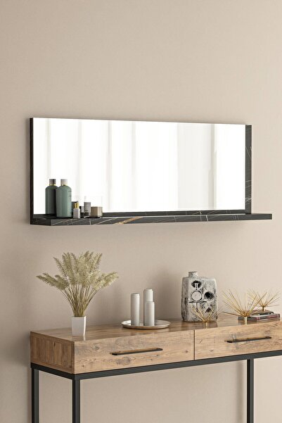 bluecape Corner 80x30cm Sonata Raflı Ayna Banyo Dolabı Üst Modül