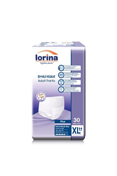 LORİNA Emici Külot Hasta Bezi X-large 30'lu