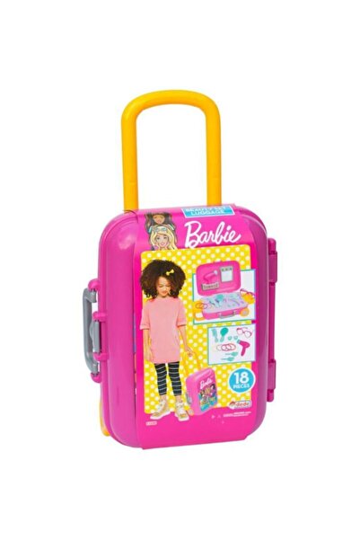Barbie Toy Beauty Set My Suitcase Spreadable Children's Makeup Set with Accessories