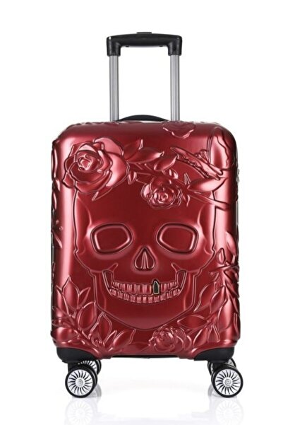 EHS Kuru Kafa Polikarbon Bordo Özel Dizayn Kabin Boy Valiz 5217