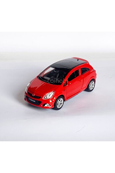 WELLY Opel Corsa D - 1:36 Ölçek - - Çek Bırak Oyuncak Araba - Kırmızı