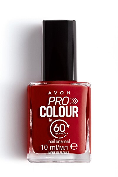 AVON Pro Color Hızla Kuruyan Oje 10 Ml. Lightening Red