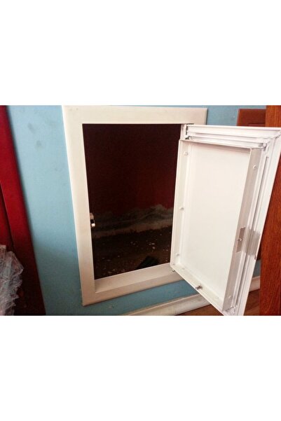 ALC Alüminyum Açılır Kapanır Elektrik Su Sayaç Müdahale Kapağı 50*50 Beyaz