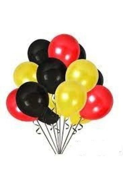 Deniz Party Store Harry Potter Red Yellow Black Balloon Set 15 Pieces