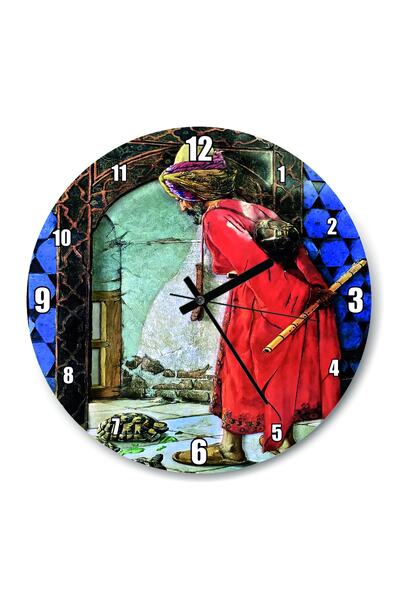 Cakatablo Ceas de perete Dresorul Broaștelor Țestoase Osman Hamdi Bey (diamet...