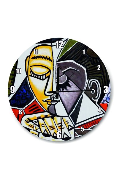 Cakatablo Head Reading 1953 De Pablo Picasso Ceas de perete (diametru 30x30 cm)