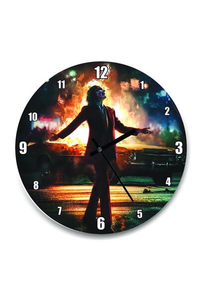 Cakatablo Ceas de perete Joker Key Art (diametru 30x30 cm)