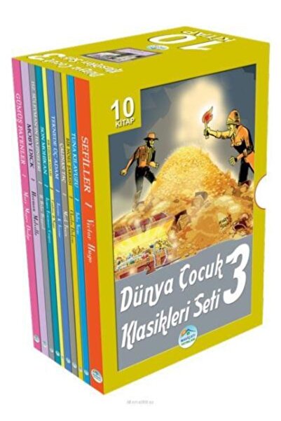 Mavi Çatı Yayınları Dünya Çocuk Klasikleri 10 Kitap Set-3 Maviçatı Yayınları