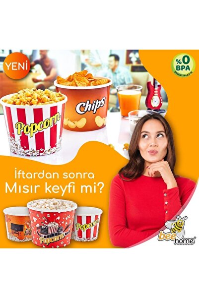 Bee Home Popcorn Kovası
