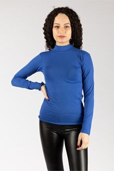 MaviMoure Women's Long Sleeve Half Fisherman Lycra Combed Cotton Badi