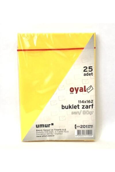 Oyal Plic colorat 114x162mm Galben - Pachet de 25