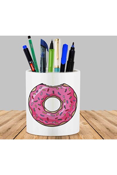 ART HEDİYE حامل أقلام على شكل صبار دونات من هومر سيمبسون