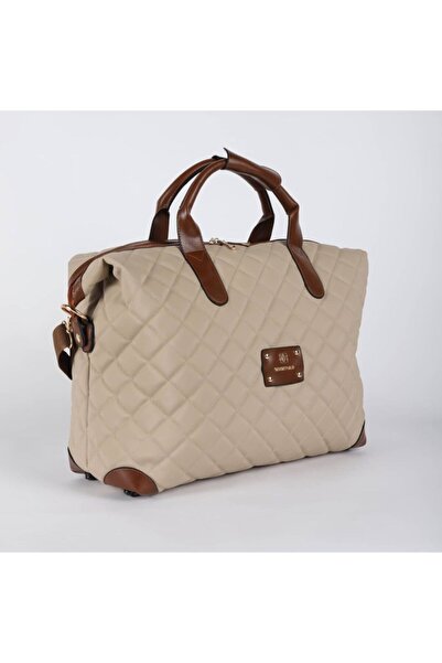 Miami Polo حقيبة سفر نسائية من فرو المنك للسفر