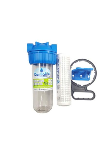 damlalife Atlas 10" Housing Ve Atlas Yıkanabilir Filtre (50 Mikron)