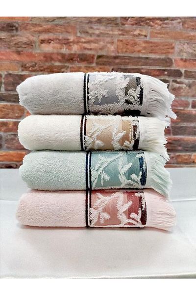 Özdilek 4 Pieces 50X80 Sunset Bamboo Hand Face Towel