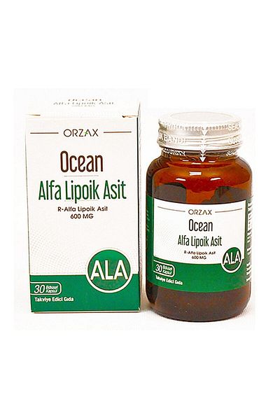 Ocean Ocean Alfa Lipoic Acid 600 mg 30 Capsules 3 Pieces