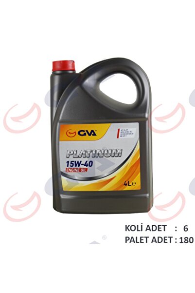 Genel Markalar Motor Yağı 15w40 4 Lt (platınum) (koli 6 Ad)