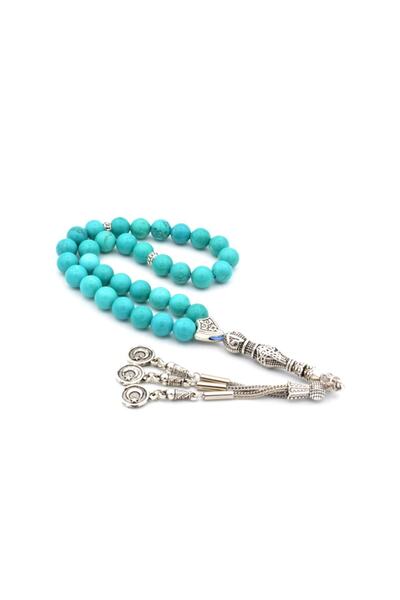 Murty99 Mărgele de rugăciune turcoaz natural autentic de prima calitate 001