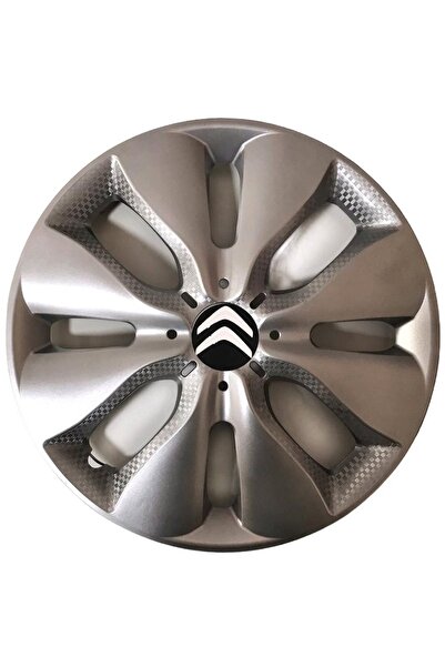 Cartex Citroen Nemo 15'' Inç Gri 4lü Set Jant Kapağı Çelik Jant Görünümlü