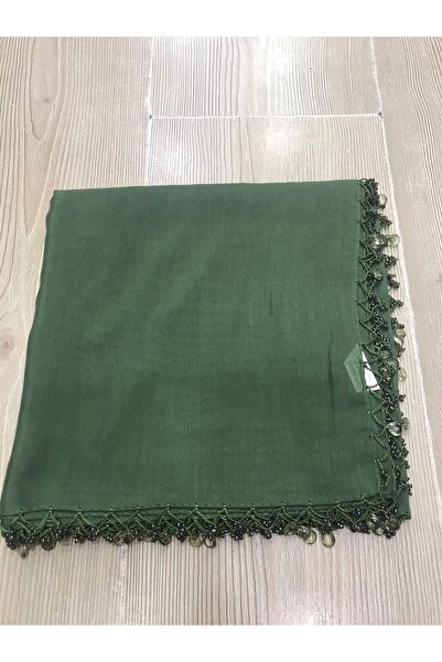 ALLURİNG THE BETTER ONE Light Khaki Checkerboard Plain Beaded Writings