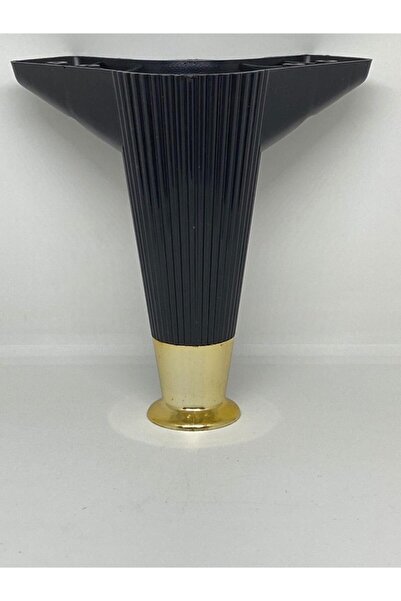 İNTERİO Nefes 22 Cm Siyah-altın Mobilya Ayakları