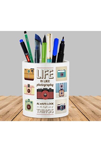 ART HEDİYE حامل أقلام على شكل صبار عصاري للصور