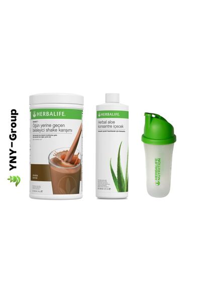 Herbalife (formül 1 Çikolatalı Shake + Aloe Konsantre Içecek+ Shaker)