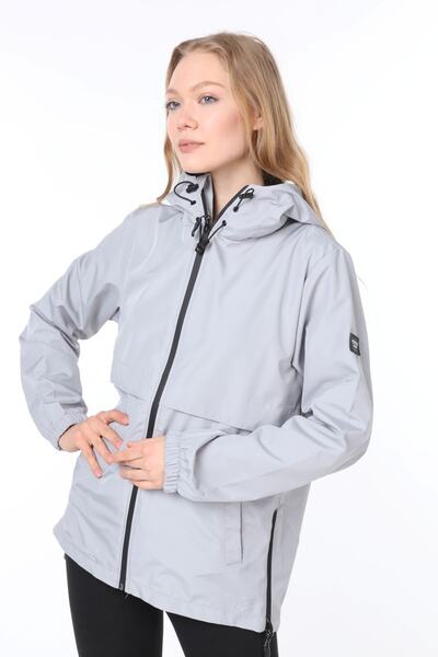 GHASSY CO. Women's Windbreaker - Raincoat Slit Detailed Seasonal Jacket