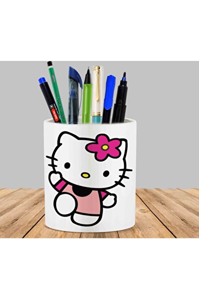ART HEDİYE Θήκη για στυλό Hello Kitty Cactus Succulent Flower Pot