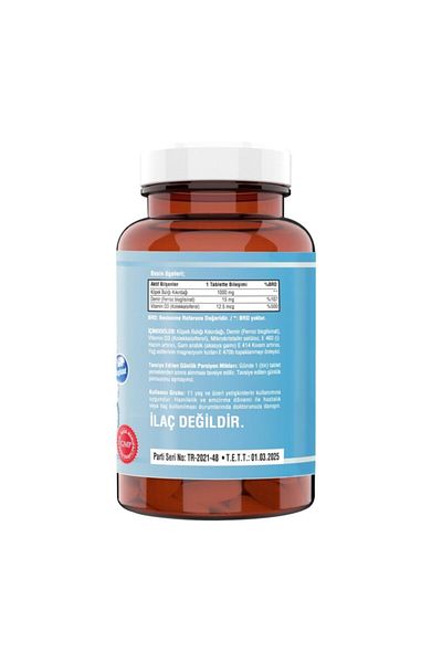 NCS Vitamin D3 Iron Shark Cartilage Shark Cartilage 1000 mg 120 Tablets