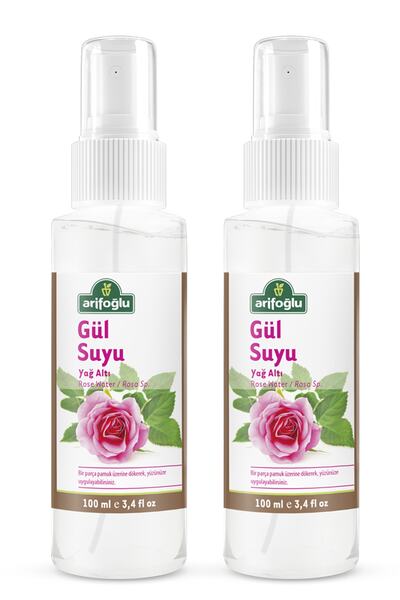 Arifoğlu Gül Suyu Sprey 100 ml ve 100 ml 2'li Set