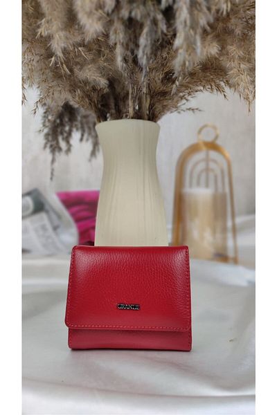 Grande Deri Women's Red Wallet 2766 Guti