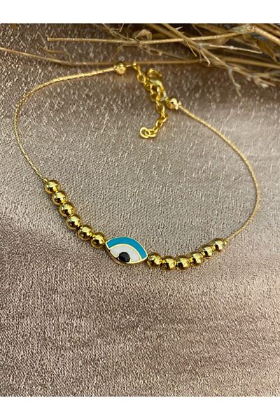 Markiz Takı Blue Eye Anklet Model