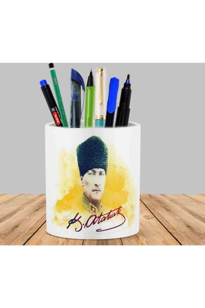 ART HEDİYE حامل أقلام على شكل صبار أصفر من أتاتورك