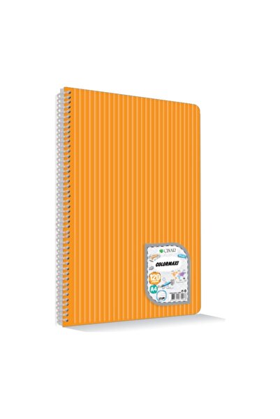Uni Colormaxi Plastik Kapak Kareli Spiralli Defter 144 Yp A4 144/4 73011