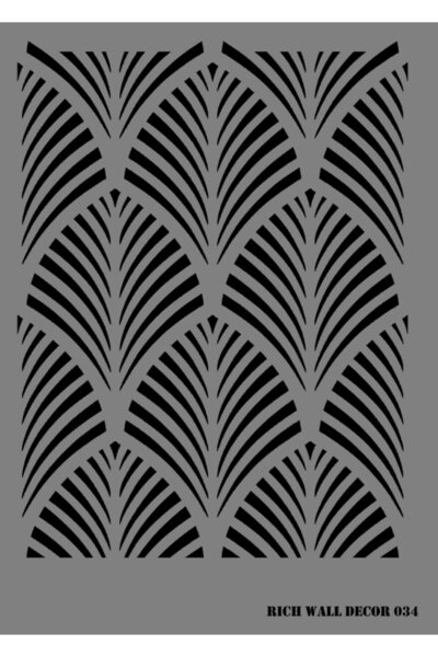 Rich Stencil Wall Decor Seri-034 50x70cm